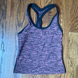 Lululemon cool racer back tank. Hemmed to be crop length. Size 2